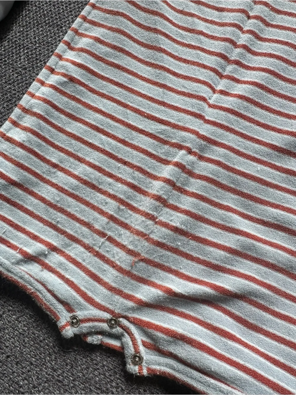 Rylee + Cru Shorty One Piece Americana Stripe 18-24